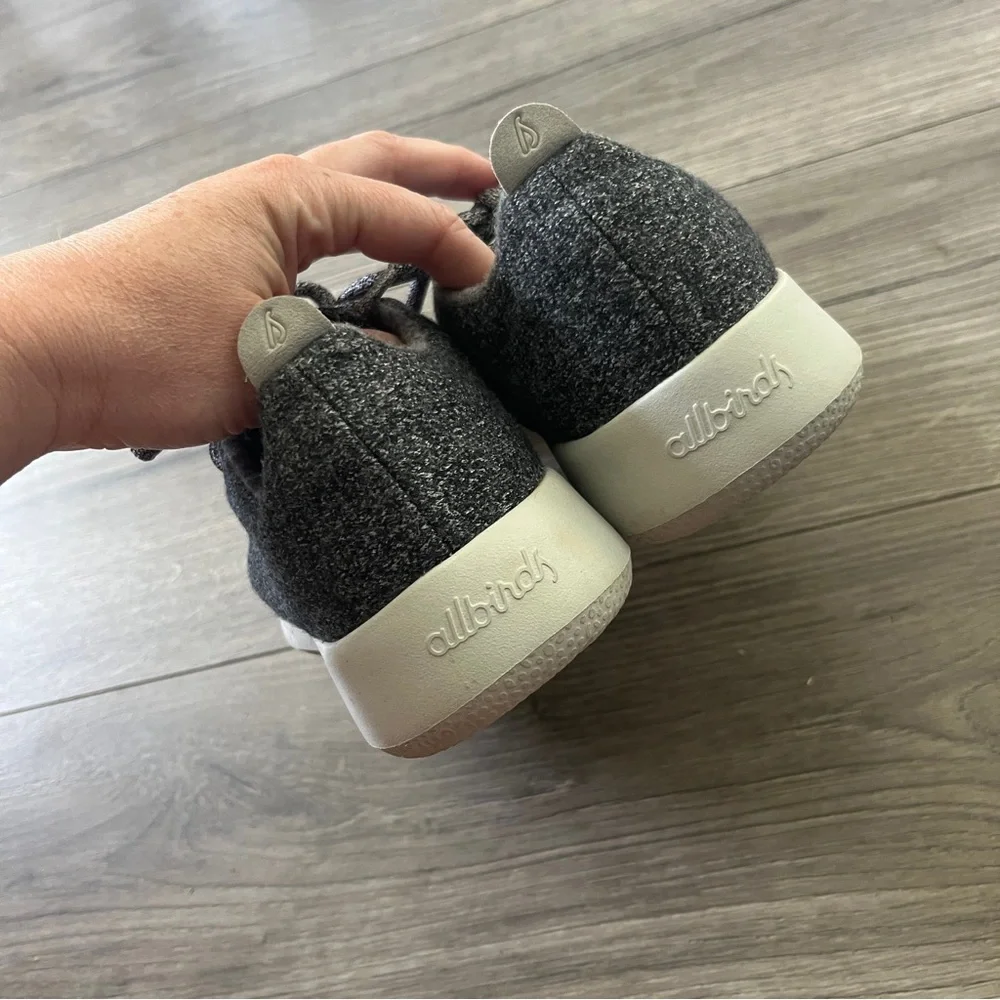 Allbirds Womens Wool Runner Charcoal Sneakers Size 8